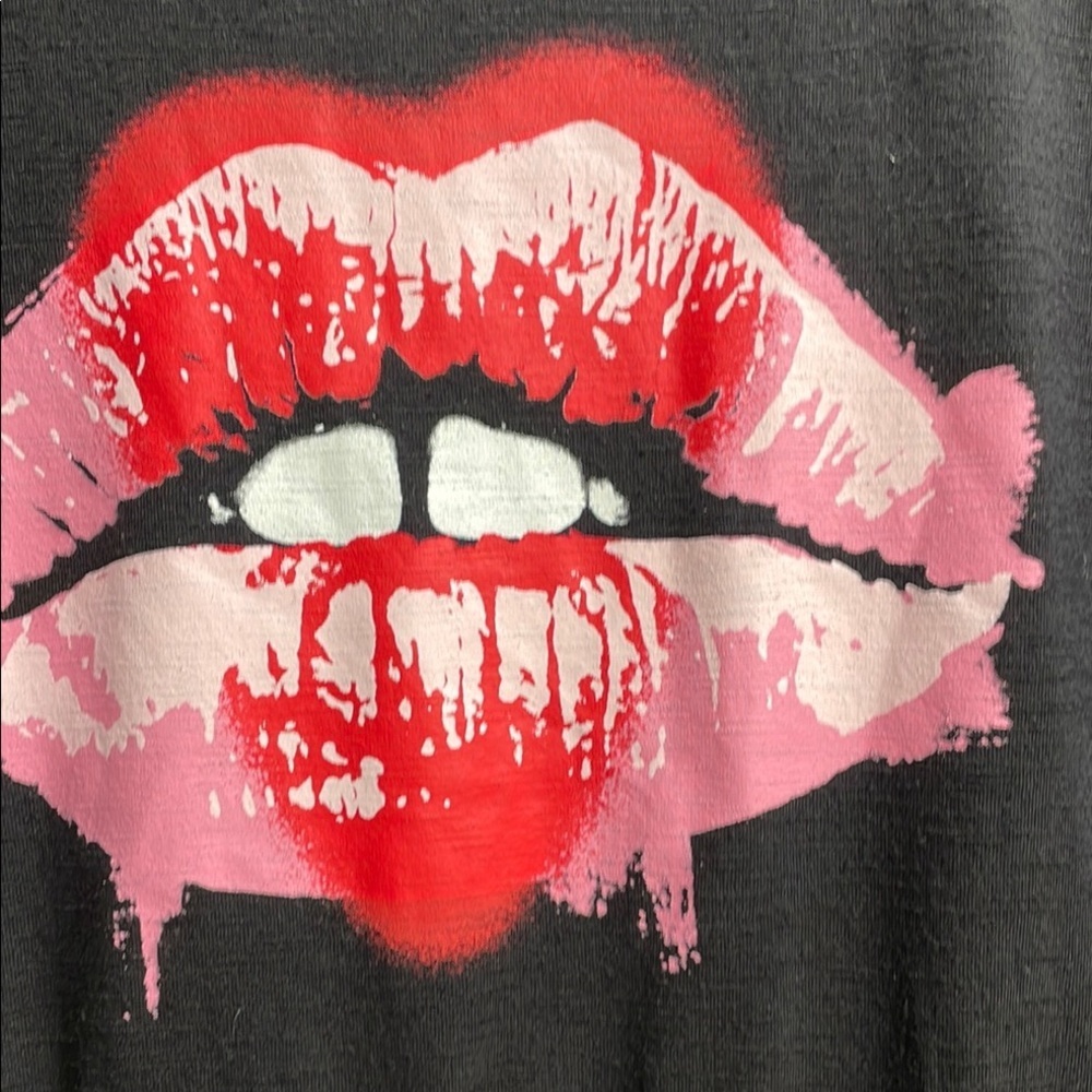 Torrid Black and Pink Graphic Short Sleeve Fun Tee - Picture 4 of 6